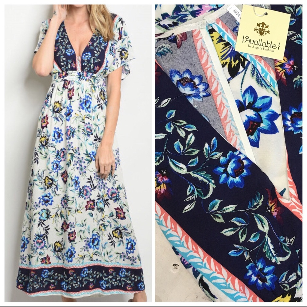 Wildflower Farmhouse Prairie Maxi Dress - Picture 7 of 8